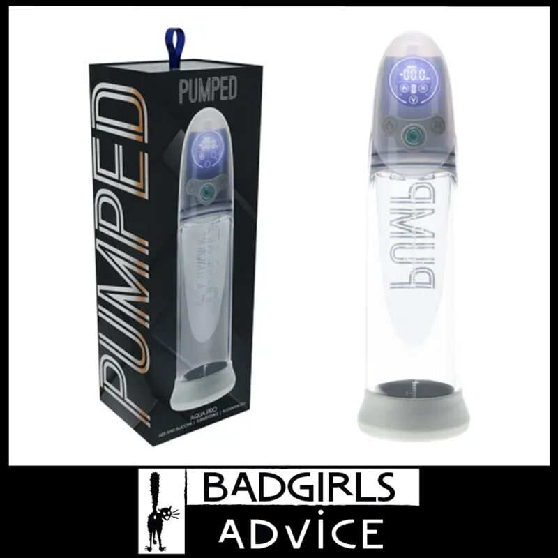 Pumped | Automatic Penis Suction Vacuum Aqua-Pro Auto Pump Usb 31.5cm - Grey