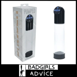 Pumped | Automatic Waterproof Penis Sucking 31.5cm Pump Usb Silicone - Black