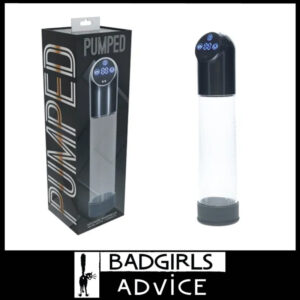 Pumped | Automatic Waterproof Penis Sucking Pump Usb 31.5cm - Gun Metal