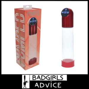 Pumped | Automatic Waterproof Penis Sucking Pump Usb 31.5cm - Metal Red
