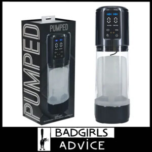 Pumped | UltraLift Automatic Masturbator Usb 2 Motors Suction Penis Pump 15cm Insert Black