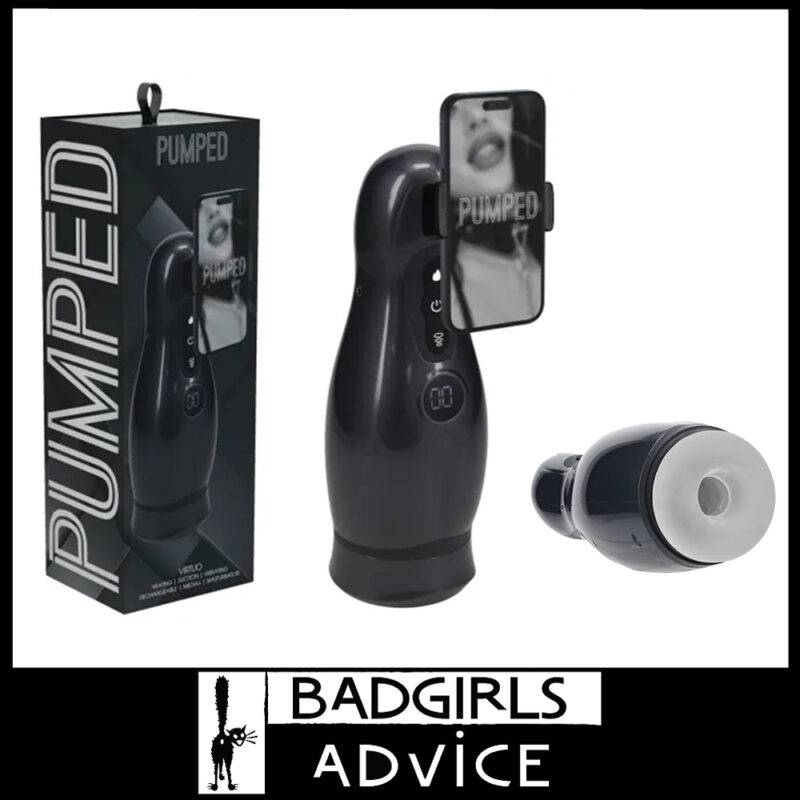 Pumped | Auto Penis Pump Suction Sex Toy 2 Motors Virtuo 27.4cm Phone Dock Gunmetal