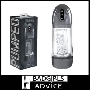 Pumped | Auto Male Masturbator SonicPull 25cm Usb 2 Motors 10 Penis Suction Pump Gunmetal