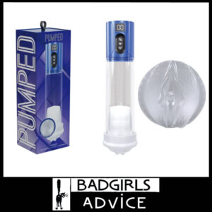Pumped | Automatic Penis Pump Pussy Tunnel 6 Speeds Usb 31cm HyperLift Blue