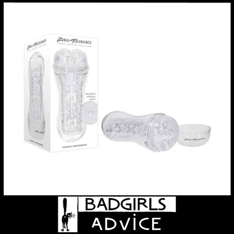 Zero Tolerance | Casual Encounter Clear Masturbator 22.2cm Tpe Hard Cased