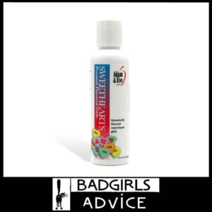 Adam & Eve Sweet Candy Hearts Flavoured Water Based Lubricant 118ml Disc lid