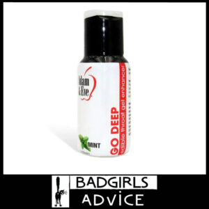 Adam & Eve Go Deep Throat Lubricant Flip Lid Travel Sized Minty 30ml