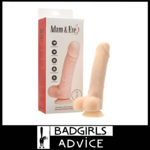 Adam & Eve | Squirting 10 Speeds Dildo The Money Shot Squirter 7.8" Vibrating Usb Silicone Beige