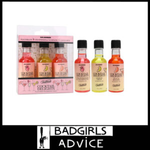 GoodHead Cocktail Delights 3 Novelty Strawberry Lemon Peach 59ml Each Bottle