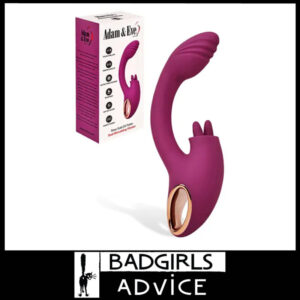 Adam & Eve | Sex Toy Vibrator Usb Rose Gold Rabbit Tickler 8.6" 2 Motors 7 Speeds