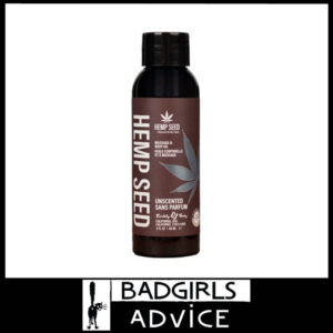 Earthly Body Hemp Seed Massage & Body Oil Unscented 59ml Travel Size