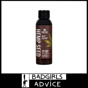 Earthly Body Hemp Seed Massage & Body Oil Nag Champa 60ml Disc Lid