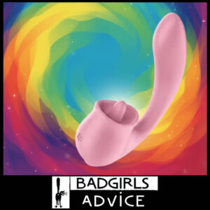 Satisfyer Tongue Genius | Rabbit Vibrator Usb Flicking Tongue 9 Speeds 18cm Pink