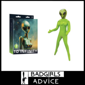 To Infinity | Inflatable Blow Up Gag Gift Doll Pvc 3 Breasts 2 Holes 150cm Green