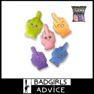 Bag Of Fucks I Have To Give Mini Fuzzy FU Plushy Pillows - Set of 5