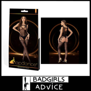 LAPDANCE Fishnet & Lace Catsuit