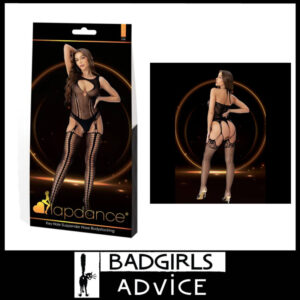 LAPDANCE Key Hole Suspender Hose Bodystocking