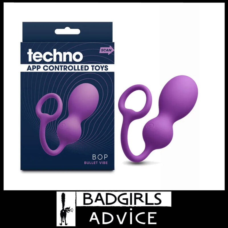 Techno | App Remote Control sextoy Vibrator Kegel Egg 8cm Insert 9 Speed- Bop