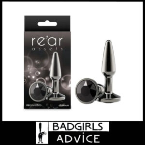 Rear Assets | Anal Plug sextoy Iridescent 7.1cm - Small - Gunmetal