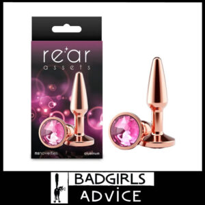 Rear Assets | Anal Plug sextoy Tapered 7.8cm Small - Rose Gold