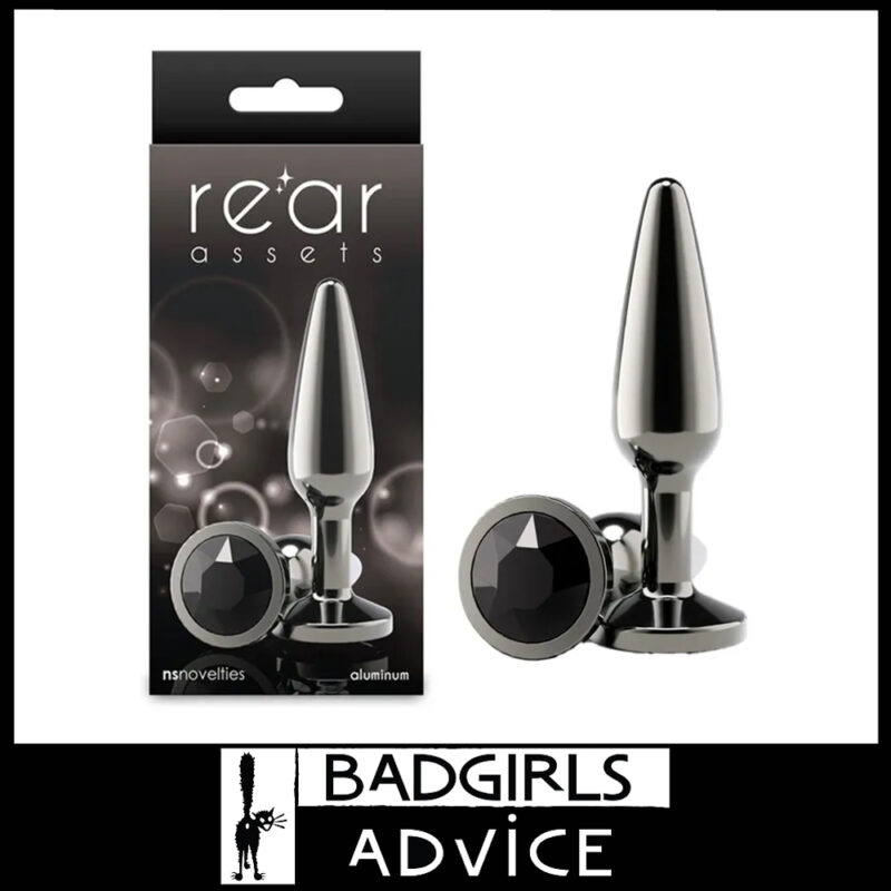 Rear Assets | Anal Plug sextoy Tapered Medium 9.9cm - Gunmetal