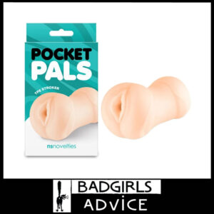 Pocket Pals | Male Masturbator sextoy Vagina Stroker Tpe 9.7cm x 6.3cm Flesh