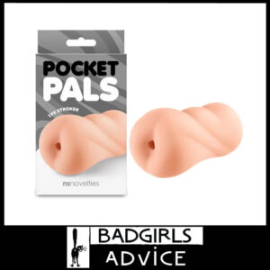 Pocket Pals | Male Masturbator sextoy Anal Stroker Tpe 9.7cm x 6.3cm Tan