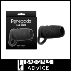 Renegade | Penis Sleeve sextoy Supreme 11.7 × 5.5 × 7.2cm Black