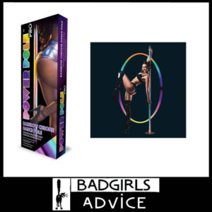 Power Dance Pole Pro sextoy | Hold up to 250kg From 2.23M - 2.7M Rainbow