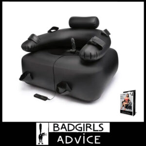 Whipsmart Inflatable Bondage Chair sextoy Sit on Dildo Up to 150Kg 66cm x 85cm