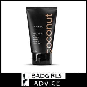 Wicked Coconut Oil Vanilla Scented Vit E  Shea butter Tube 120ml Oil Lubricant