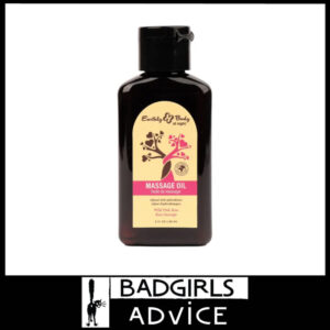 Earthly Body Luxury Massage Oil Almond Apricot Grape Hemp Oil Scented 60ml Pink Rose