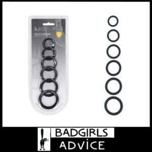 LEVELZ Classic Silicone Cock Ring Set of 6