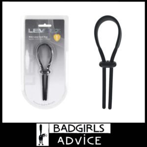 LEVELZ Wide Adjustable Silicone Lasso Cock Ring
