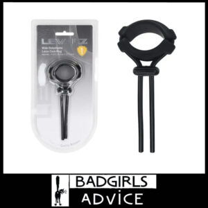 LEVELZ Wide Detachable Lasso Cock Ring - Black