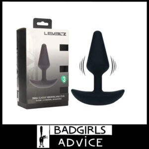 LEVELZ Classic Vibrating Silicone Anal Plug 9cm Insert - Small