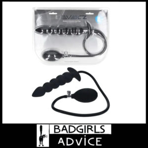 LEVELZ Beaded Inflatable Anal Plug Expanding Your Anus To 12cm Max