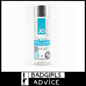 JO H2O Original Lubricant Extra Slippery Never Tacky Or Gluggy Lube 240ml Disc Lid