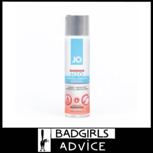 JO H2O Warming Lubricant Water Based Non Tacky or Sticky 120ml Disc Lid
