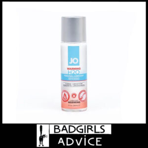 JO H2O Warming Lubricant Tingling Water Based Lube Slick Non Sticky Disc Lid 60ml