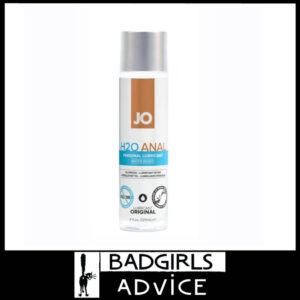 JO H2O Anal Lubricant Water Based Non Tacky or Sticky 120ml Disc Lid
