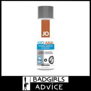 JO H2O Anal Lubricant Non sticky Water Based Glide Non Staining  - 240 mL /