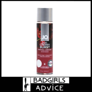 JO H2O Flavoured Water Based Fruity Kissable Lubricant 120ml Cherry Burst