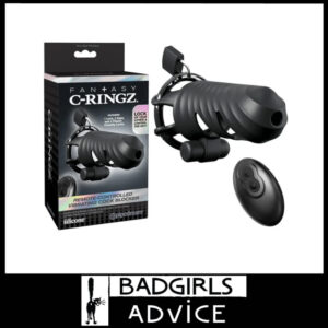 Fantasy C-Ringz Remote 10 Vibrating Usb Penis 10.5cm Chastity Cage