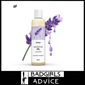 Satisfyer Massage Oil 250ml Omega 6 Vitamin E Soy Lightweight Oils Lavender