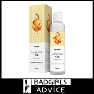 Satisfyer Massage Oil 250ml Omega 6 Vitamin E Soy Lightweight Oils Warming