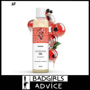 Satisfyer Coffee Choc Vanilla Guarana Massage Oil 250ml Omega 6 Vitamin E Soy Light Oil