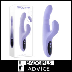Evolved Pep Talk Rabbit Vibrator Thrusts Clitoris Tapping 23.3cm Usb Purple