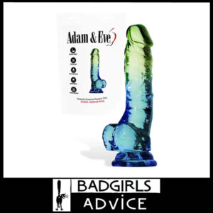 Adam & Eve Sensual Seaside Two Tone Penis Jelly Feel 8.5'' Dildo