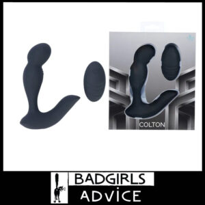 Maia COLTON Vibrating Prostate Massager 14cm Wireless Remote- Black